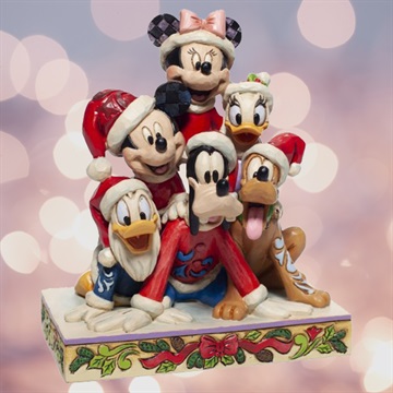 Disney figur Mickey og venner pyramide Jul